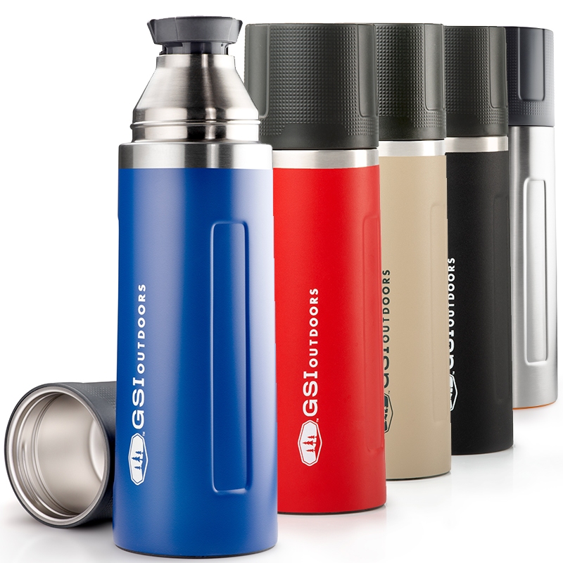 GSI Outdoors Glacier Stainless Vacuum Bottle 1l - red